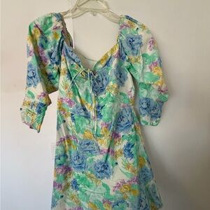 Zara Cutest, most flattering Floral Print Women's Dress